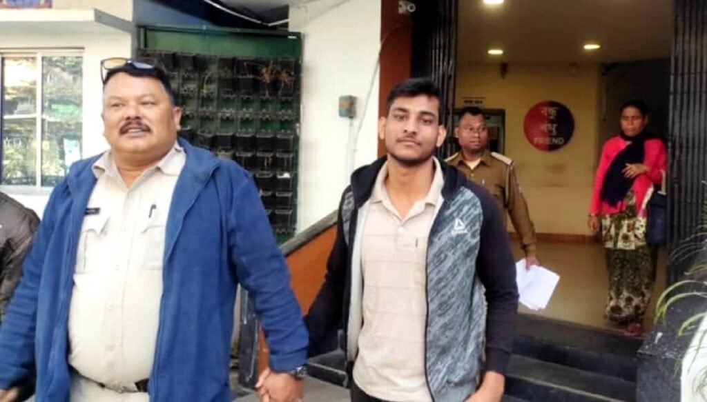 पुलिसलाई धम्की दिने युवकलाई जेल चलान