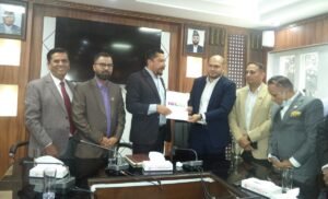 नेपाल–भारत उद्योग वाणिज्य संघका पदाधिकारीहरूले भेट ऊर्जामन्त्री श्रेष्ठ