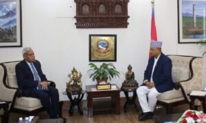 भारतीय राजदूत श्रीवास्तवले परराष्ट्रमन्त्री खनाल