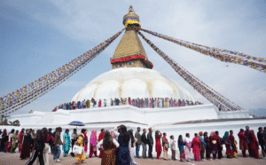 बौद्धमा टेमल जात्राको अवसरमा उत्सवको भावना