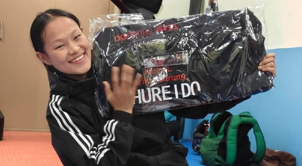 जापानी ब्राण्डले कराटे खेलाडी गुरुङलाई प्रायोजित गर्यो