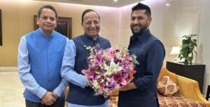 रास्वपा सभापति रवि लामिछाने भारत भ्रमणमा, भाजपा महासचिव सिंह र विदेश विभाग प्रमुख चौथाइवालेले गरे स्वागत