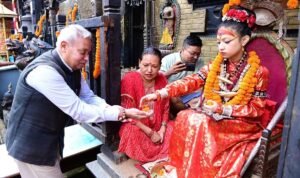 भारतीय सहयोगमा निर्मित पाटनको कुमारी छेँ र नयाँ कुमारी निवास उद्घाटन