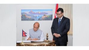 नेपालको कठिन अवस्थामा भारतको सहयोग निरन्तर रहन्छ : भारतीय रक्षामन्त्री सिंह