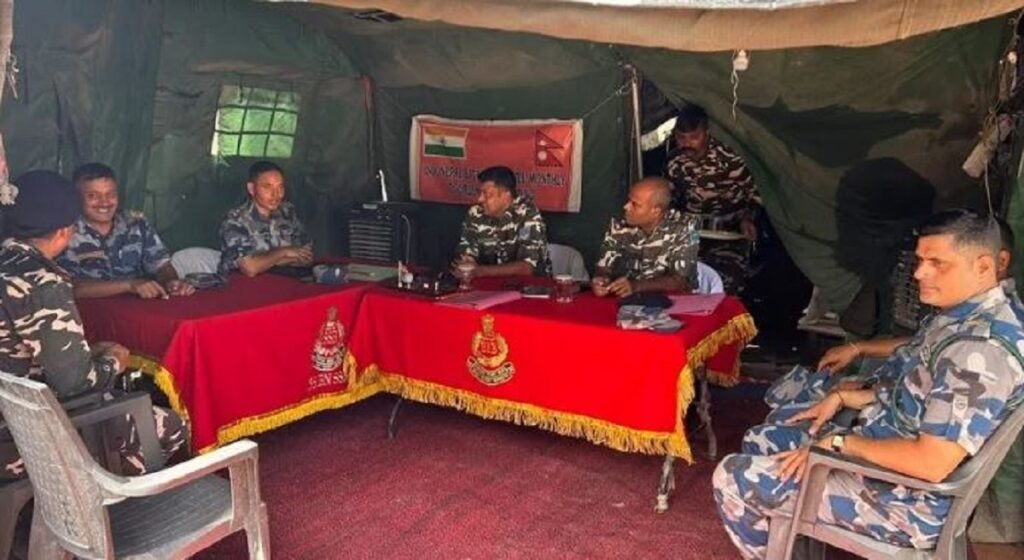 नेपाल–भारत सीमा सुरक्षा अधिकारीबिच बैठक
